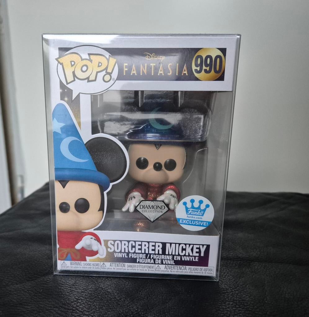 Funko Pop! Sorcerer Mickey 990 Diamond, Ophalen of Verzenden, Nieuw
