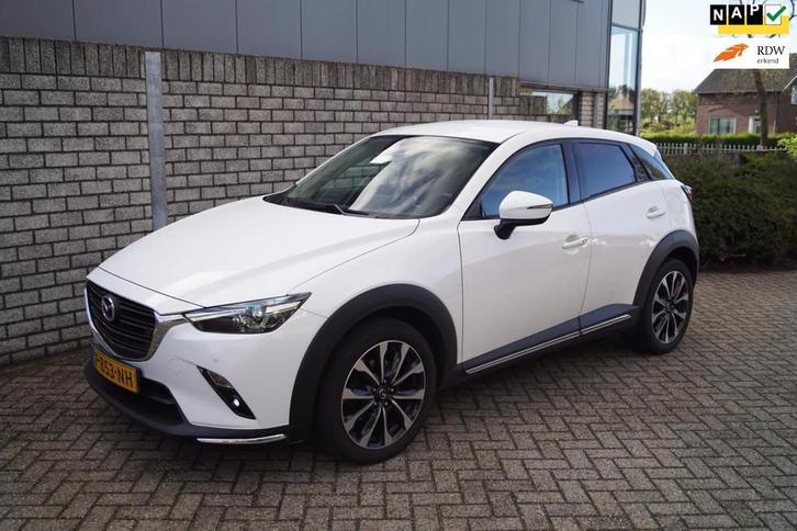 Mazda CX-3 2.0 SkyActiv-G 150 SkyLease GT 4WD Autom Navi Cam, Auto's, Mazda, Bedrijf, Te koop, CX-3, 4x4, ABS, Achteruitrijcamera