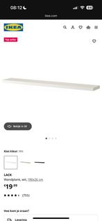 IKEA Lack wandplank twee stuks, Huis en Inrichting, Ophalen, Zo goed als nieuw