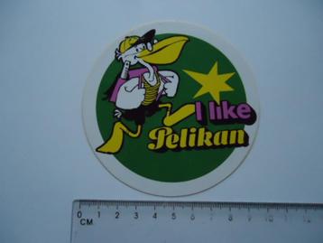 sticker oud Pelikan like pelikaan pelicaan retro vintage beschikbaar voor biedingen