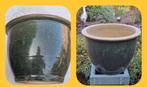 Plantenbak 30  cm  diepgroen, Tuin en Terras, Bloembakken en Plantenbakken, Ophalen, Steen, Gebruikt, Minder dan 60 cm