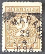 @28 Nederlands Indië NVPH 18 Stempel Marang, Ophalen of Verzenden, Gestempeld, Nederlands-Indië