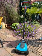 Gardena elektrische met accu Grasmaaimachine, Tuin en Terras, Grasmaaiers, Cirkelmaaier, Ophalen, Zo goed als nieuw, Accu-grasmaaier