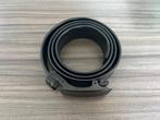 Zwarte Lederen Riem met Automatische Gesp, Kleding | Heren, Riemen en Ceinturen, Nieuw, Ophalen of Verzenden, 115 cm of meer, Riem of Ceintuur