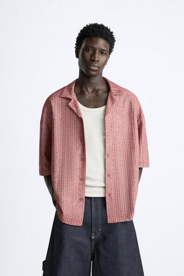 Jacquard overhemd zara nieuw met kaartjes  beschikbaar voor biedingen