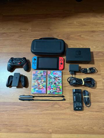 Nintendo Switch V2 + Mario Kart 8 Deluxe & Pro Controller beschikbaar voor biedingen