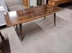 Vintage retro salontafel, tafel Louis van Teffeelen stijl, 50 tot 100 cm, Minder dan 50 cm, Gebruikt, Rechthoekig