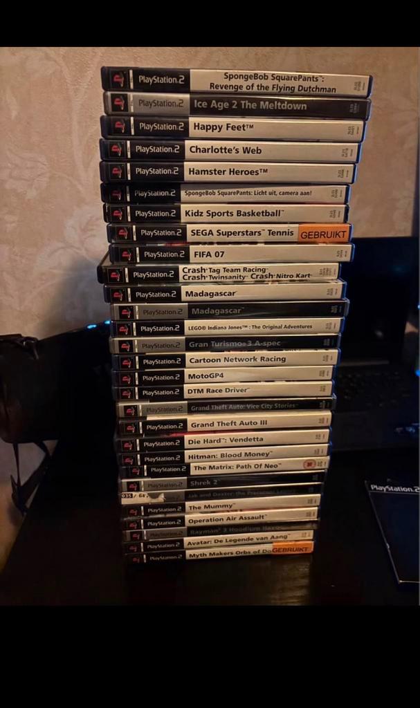 PlayStation 2 met veel spellen, Spelcomputers en Games, Games | Sony PlayStation 1, Gebruikt, Overige genres, 1 speler, Vanaf 3 jaar