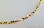 18 karaat gouden heren ketting, koningsketting byzantijns, Sieraden, Tassen en Uiterlijk, Kettingen, Ophalen, Zo goed als nieuw