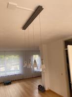 tafellamp met 4 handgeblazen kelkjes, Huis en Inrichting, Lampen | Hanglampen, Ophalen, 50 tot 75 cm, Modern, strak eenvoudig