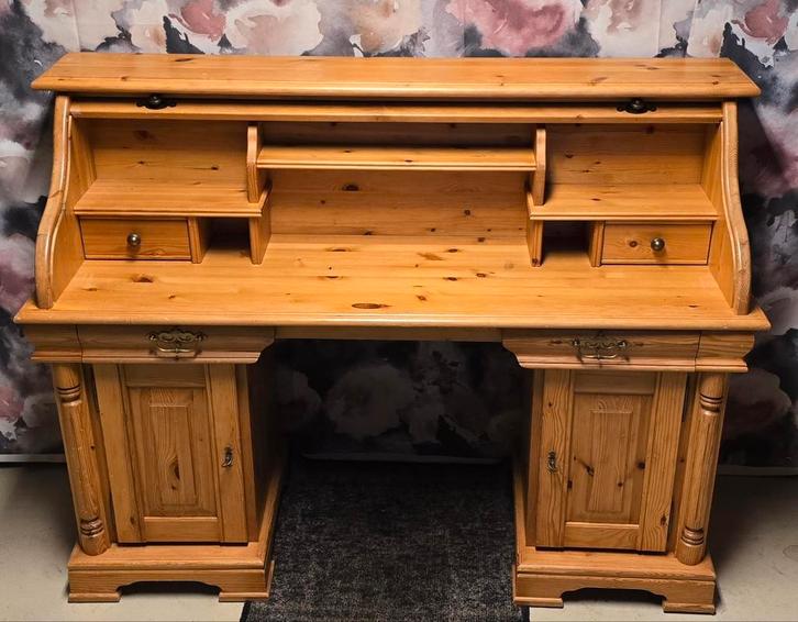 Rolluik secretaire, bureau, Huis en Inrichting, Kasten | Secretaires, Gebruikt, Ophalen