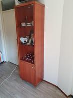 te koop kersenhouten vitrinekast, Huis en Inrichting, Kasten | Vitrinekasten, Ophalen of Verzenden, Gebruikt, Kersenhout, Met deur(en)