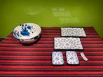Xenos Fuji + Gusta schaal - blauw/wit servies, Ophalen of Verzenden, Overige stijlen, Porselein, Schaal of Schalen