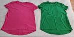 2 x tshirt neon roze neon groen fuchsia maat s mt 36 t-shirt, Kleding | Dames, T-shirts, Zo goed als nieuw, Maat 36 (S), Korte mouw
