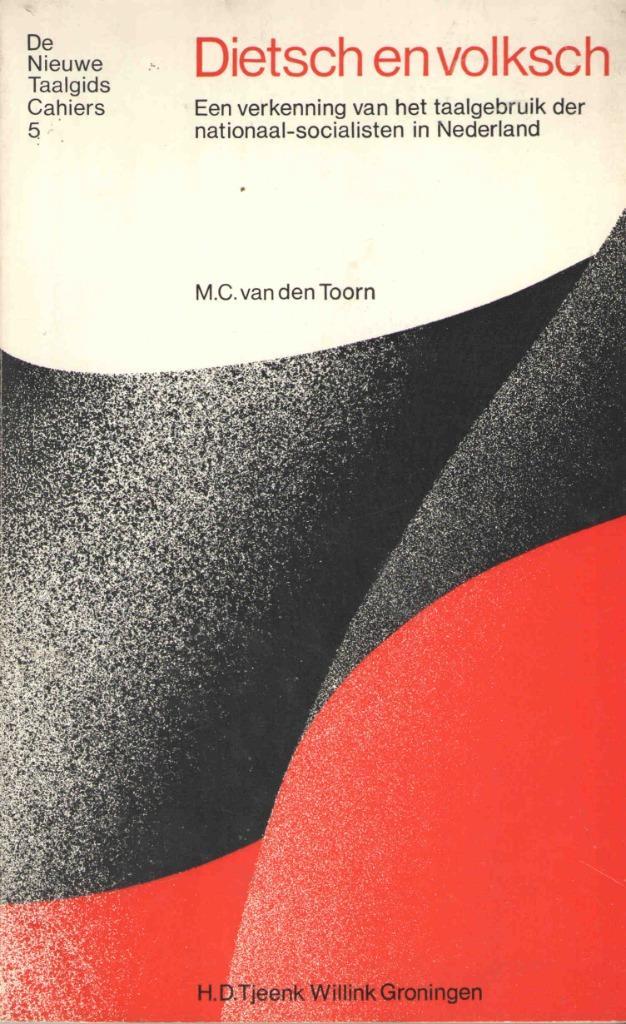 Dietsch en Volksch - M.C. van den Toorn, Boeken, Woordenboeken, Gelezen, Overige uitgevers, Ophalen of Verzenden