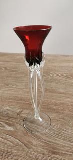 Kaarsenhouder, handgeblazen., Antiek en Kunst, Antiek | Glas en Kristal, Ophalen of Verzenden