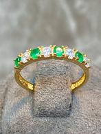 14k Gouden Ring Edelsteen, Nieuw, Ophalen of Verzenden, 17 tot 18, Met edelsteen