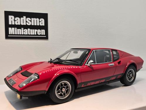 Ligier JS2 1971 - Red/black - 1:18 Ottomobile, Hobby en Vrije tijd, Modelauto's | 1:18, Nieuw, Auto, OttOMobile, Ophalen of Verzenden