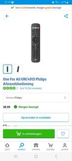 Universele philips afstandsbediening URC-4913, Audio, Tv en Foto, Afstandsbedieningen, Nieuw, Ophalen of Verzenden