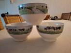 3 wiebe van der zee  kommen, Huis en Inrichting, Keuken | Servies, Ophalen of Verzenden, Zo goed als nieuw, Kom(men), Overige stijlen