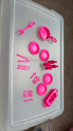 Barbie eet setje, Kinderen en Baby's, Speelgoed | Poppen, Ophalen of Verzenden, Gebruikt, Barbie