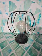 gave tafellampen. Zwart, metaal met draad. Unique Sells, Huis en Inrichting, Lampen | Tafellampen, ., Nieuw, Ophalen of Verzenden
