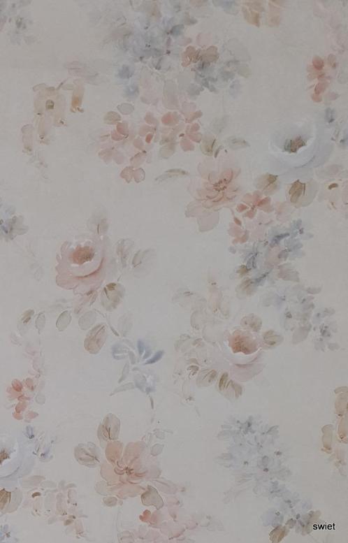 10356 Vintage retro oud barok bloemetjes behang behangpapier, Huis en Inrichting, Stoffering | Behang, Verzenden