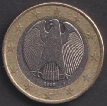 1 € munt Duitsland  2002 J. ADV. no.8 S.  beschikbaar voor biedingen