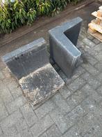 2x Betonnen L-Elementen Antraciet 40x40x40cm - Gratis!, Ophalen, 25 tot 50 cm, Nieuw, Beton