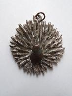 Brutalistische hanger met agaat – studiojuweel 1960–1980, Ophalen of Verzenden, Overige materialen, Hanger