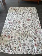 Dekbed overtrek Zara home bloemen 140x200 katoen, Ophalen, Gebruikt, Eenpersoons, Wit