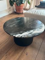 Marble marmer salontafel coffee table, Ophalen, 50 tot 100 cm, Rond, Zo goed als nieuw