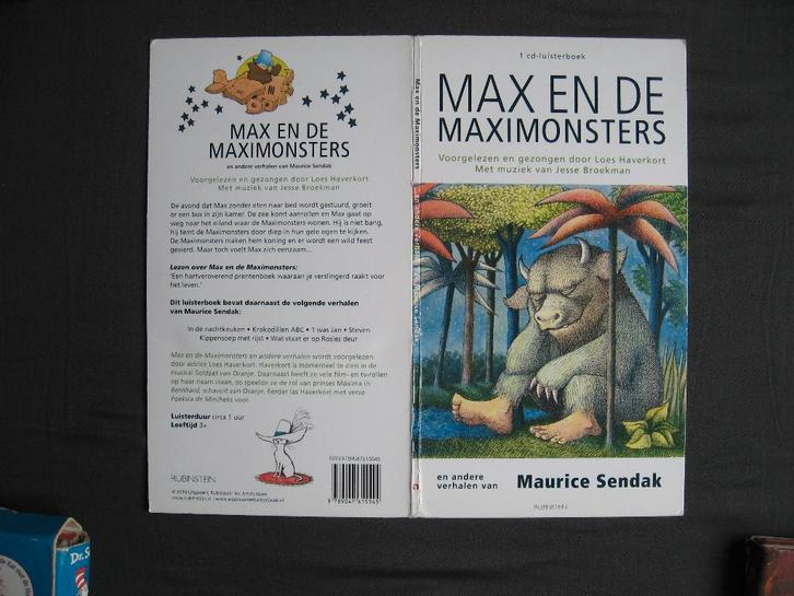 1CD Luisterboek Max en de MAXIMONSTERS - Maurice Sendak, Boeken, Luisterboeken, Cd, Ophalen of Verzenden
