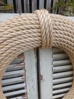 Mooie decoratieve krans van touw stoer handmade kerst, Antiek en Kunst, Ophalen of Verzenden