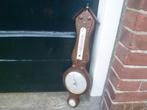 Vintage houten weerstation Barometer Thermometer Hygrometer, Ophalen of Verzenden, Gebruikt, Weerstation