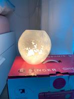 Ikea Knubbig tafellamp nachtlamp in wit zgan, Ophalen of Verzenden, Zo goed als nieuw, Glas, Minder dan 50 cm