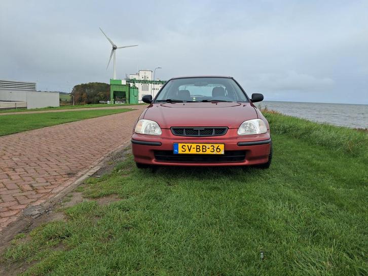 Honda Civic 1.4 I S 1998 Rood, Auto's, Honda, Particulier, Civic, Airbags, Centrale vergrendeling, Benzine, Hatchback, Handgeschakeld