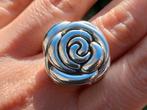Vanoli 925 zilveren ring roos roosje rose maat 19,75, Daiva1973@hotmail.com, Vanoli, 19 tot 20, Amsterdam