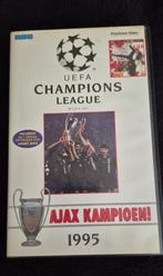 Vhs uefa champions league ajax kampioen 1995, Verzamelen, Sportartikelen en Voetbal, Ophalen of Verzenden, Ajax, Overige typen