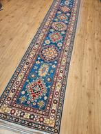 Handgeknoopt oosters tapijt loper kazak 397x78, Info@SlatsAntiek.nl, Crème, Perzisch, Vof Slats Antiek