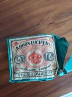 Vintage kroonlucifers, Verzamelen, Rookartikelen, Aanstekers en Luciferdoosjes, Ophalen of Verzenden, Zo goed als nieuw