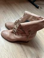 Marco polo leren laarsjes, Beige, Lage of Enkellaarzen, Ophalen of Verzenden, Zo goed als nieuw