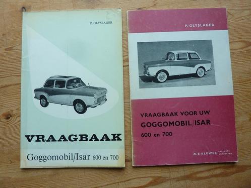 Goggomobil / Glas Isar 600 en 700 vraagbaak vanaf 1959 – 2x, Auto diversen, Handleidingen en Instructieboekjes, Ophalen of Verzenden