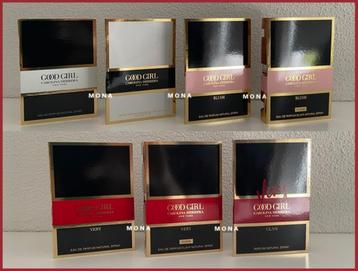 Good Girl verschillende parfum samples en bodylotions beschikbaar voor biedingen
