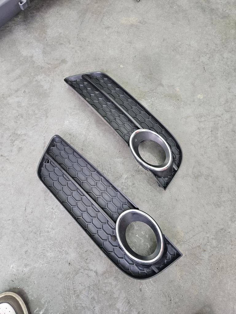 Audi Mistlamp Kappen Set, Gebruikt, Voor, Bumper, Audi