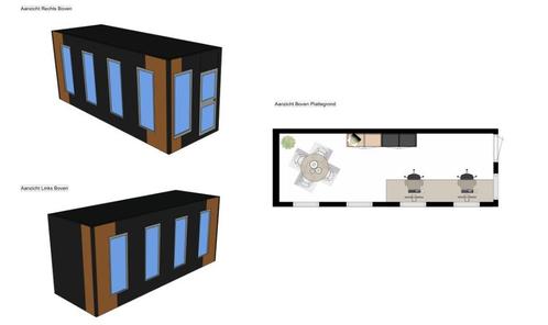 ** Hoogwaardig kantoor in aanbouw **, Zakelijke goederen, Machines en Bouw | Keten en Containers, Ophalen of Verzenden