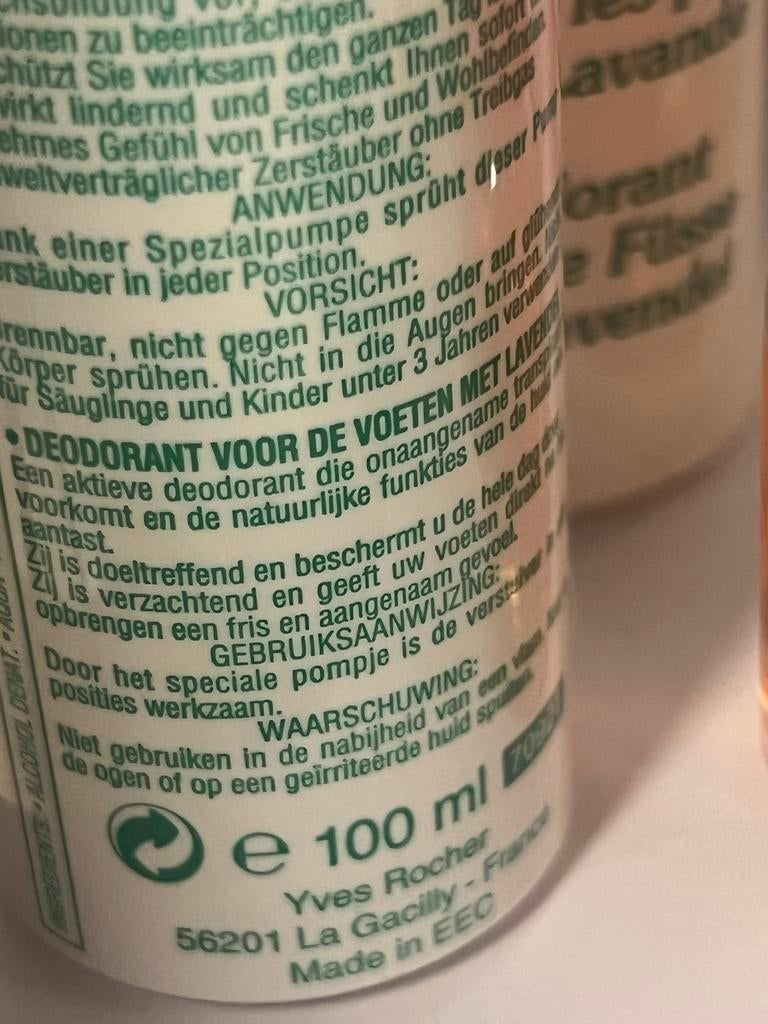 Yves Rocher Parfum  deo mist, Verzenden, Nieuw