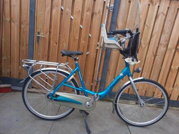 Gazelle Bloom moederfiets met zitje 28 inch 57 cm 7 versnel beschikbaar voor biedingen