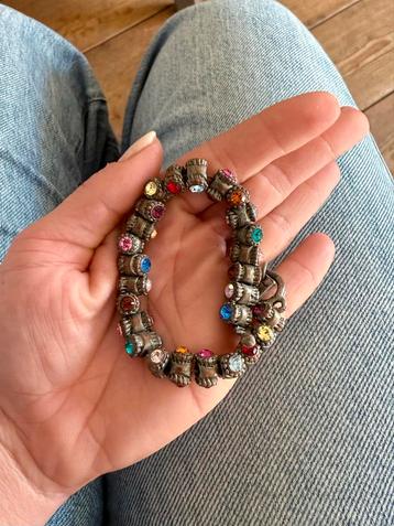 Kleurrijke Otazu Swarovski Kristal Armband beschikbaar voor biedingen