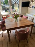 Eiken eettafel vierkant 130 x 130, Huis en Inrichting, Tafels | Eettafels, Ophalen, Gebruikt, 100 tot 150 cm, Vierkant